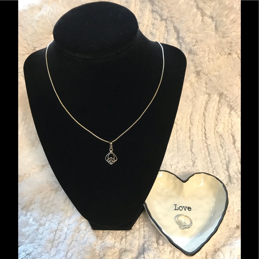♠️♠️Sterling Silver PENDANT AND RING SET♠️♠️